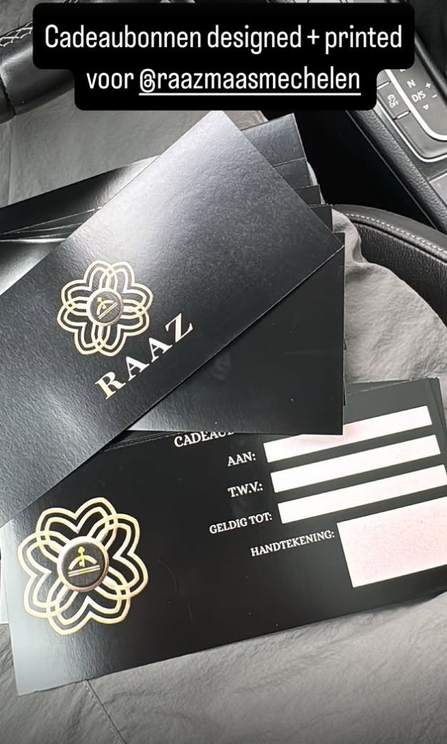 Giftcards voor Raaz
